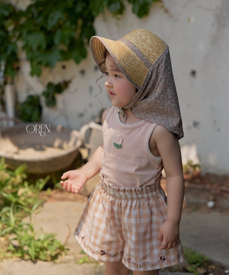 予約 OREN Soleil Scarf Straw Hat