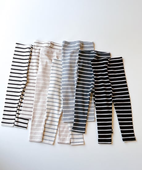 即納stripe leggings