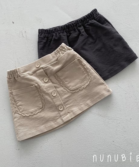 即納nunubiel Pocket skirt
