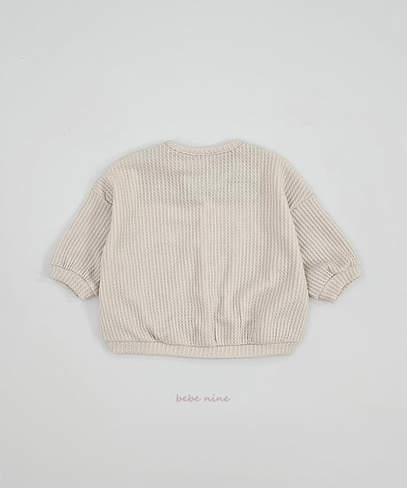即納Coco waffle cardigan