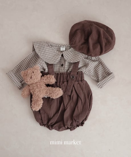 即納mimi market Stitch Suspender bloomer