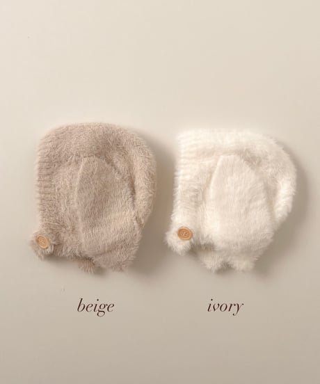 即納　baby rabbit  bonnet