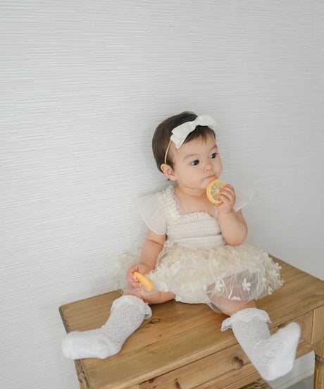 即納Blossom Fairy Tulle Romper Dress