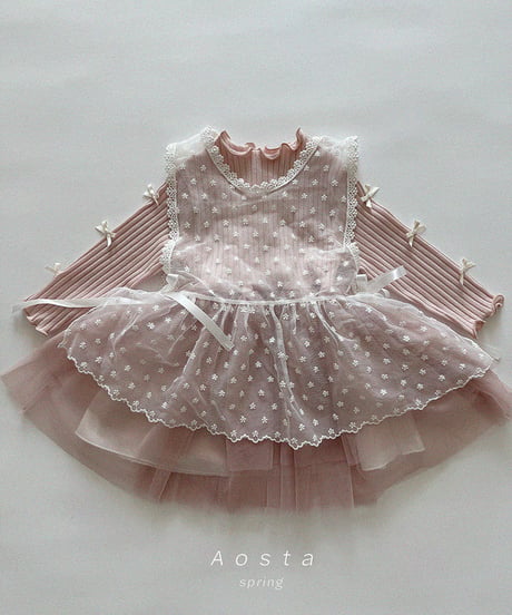 即納aosta Lace vest