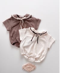 即納anggo baby Sailor collar Romper