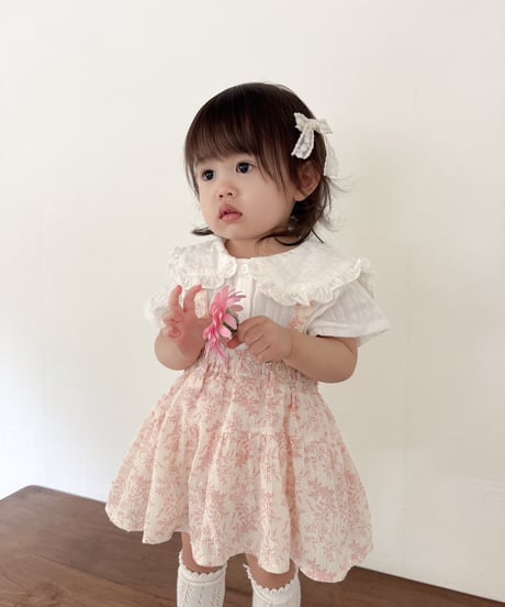 即納 mini frill collar blouse