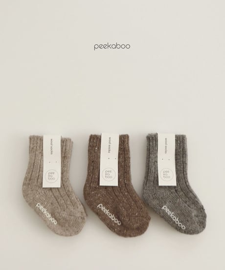 即納wool socks set