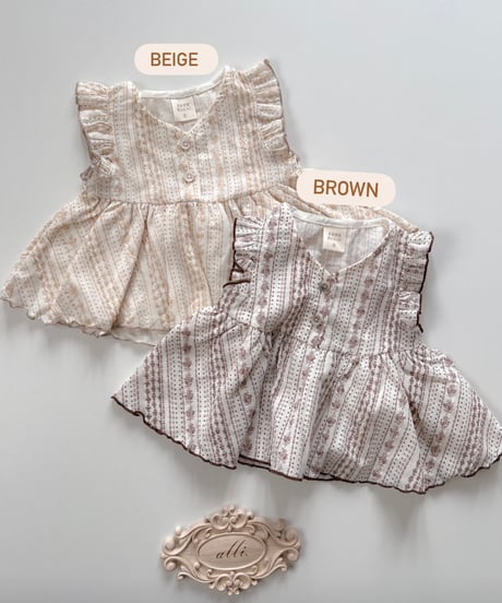 即納 bebeholic Seul blouse