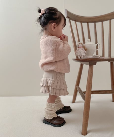 即納knit skirt
