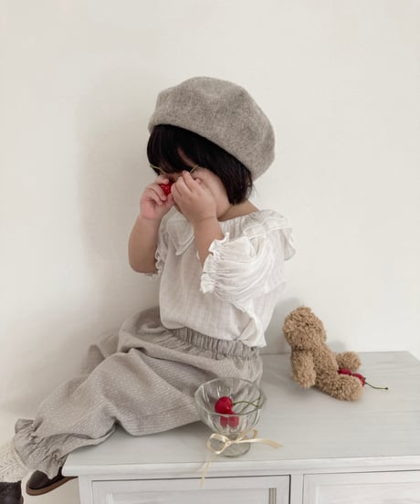 即納mimi market Duel collar blouse