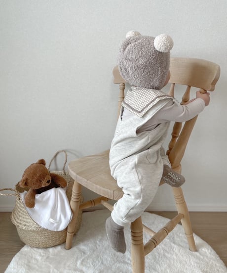即納nunubiel cotton salopette