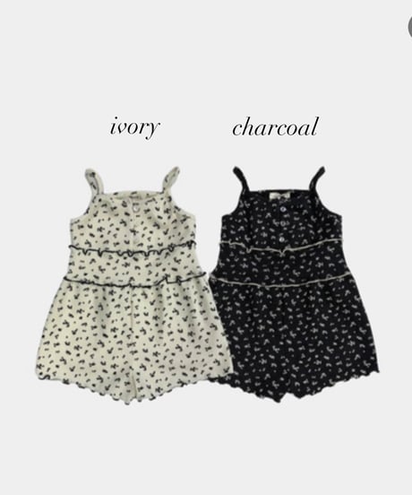 即納 Daisy short jump suit