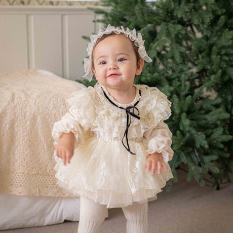 OREN オレン ベルーカ 韓国ベビー服 フリルロンパース ヘアーバンド OREN オレン ベルーカ 韓国ベビー服 フリルロンパース ヘアーバンド