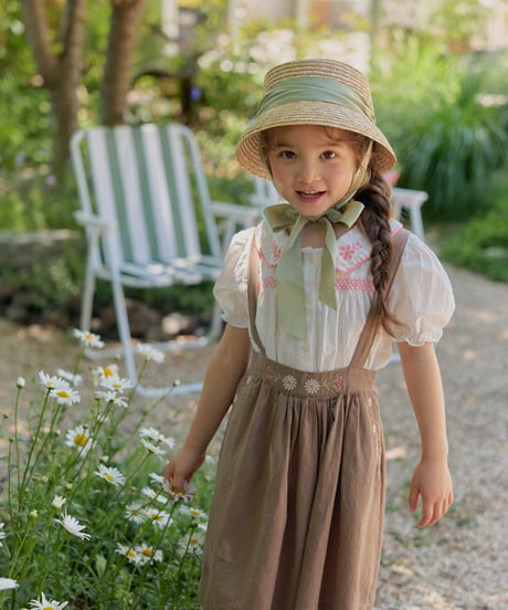 予約 OREN Chouette Ribbon Straw Hat