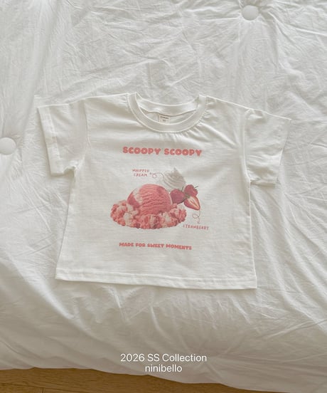 予約ninibello Scoop Scoop Tee