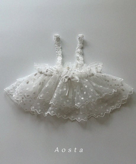 即納aosta lace strap bustier