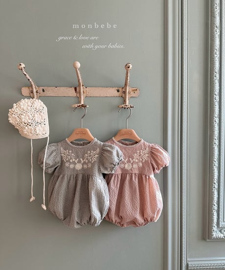 メーカー完売在庫限りmonbebe Hannah Embroidery Suit