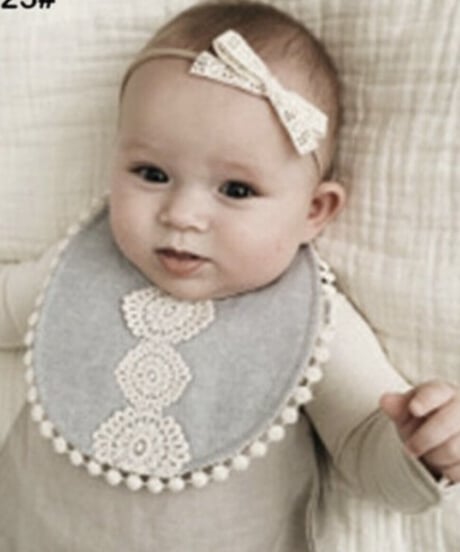 即納girl reversible bib
