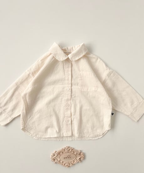 即納wide silhouette shirt