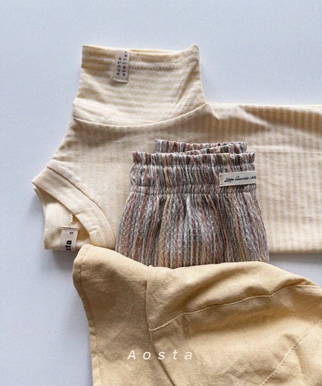 即納aosta cool linen pants
