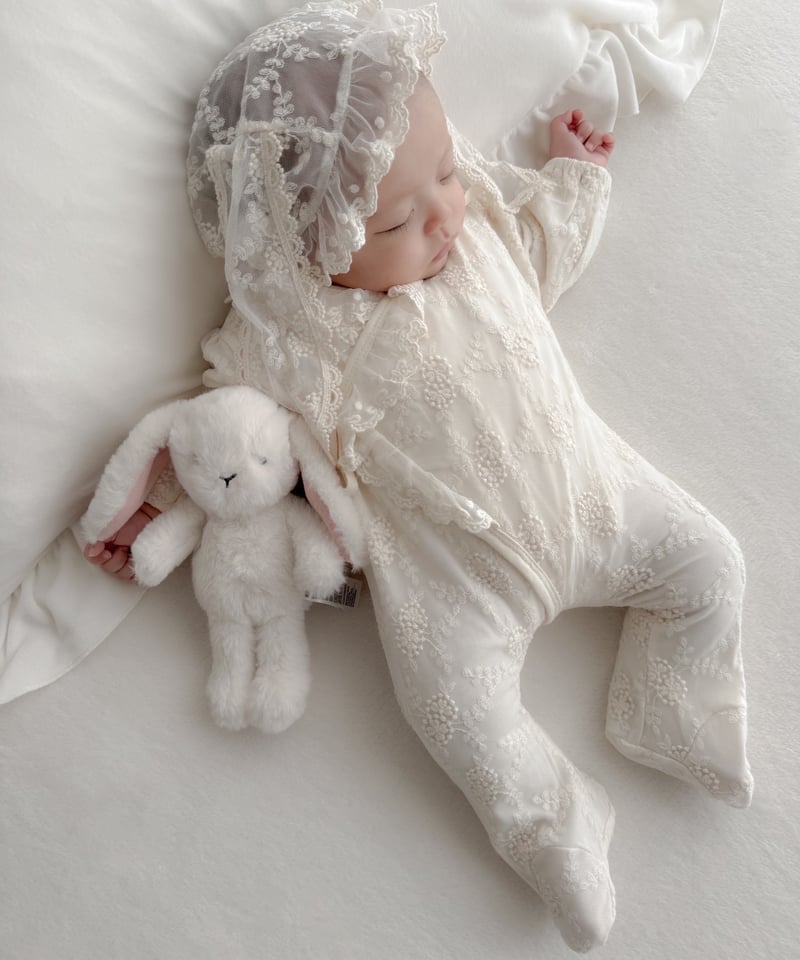 一部即納monbebe Lace bunny bonnet | alli.