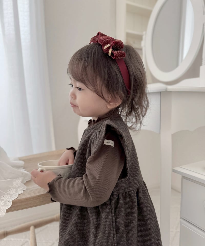 Bebe Organic 3Y ワンピース ブラウン bebe organic ワンピース 3y 【公式通販】