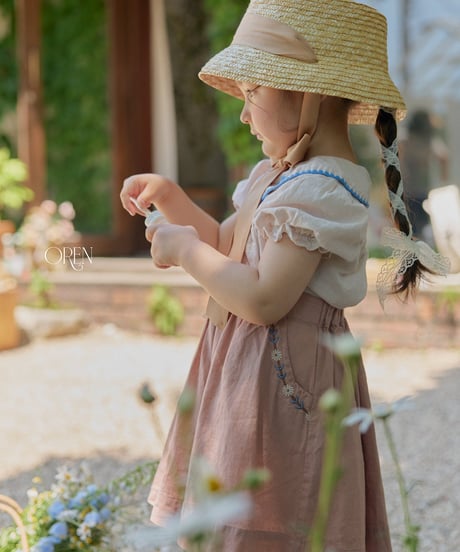 予約 OREN Chouette Ribbon Straw Hat