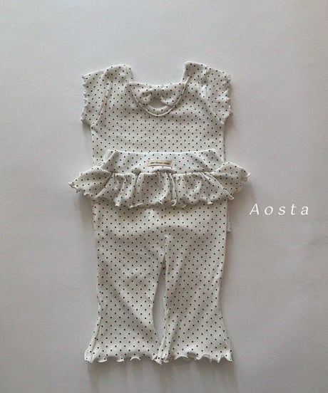 即納aosta kiki frill pants