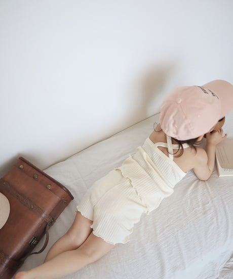 即納back cross camisole set up