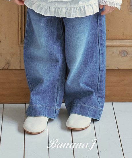 即納 banana.j Signature denim pants