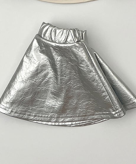 即納 HAROHARO Unique leather skirt