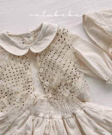 即納Dot Ruffle Bustier