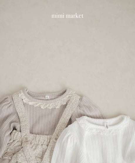 即納 mini frill lace tee