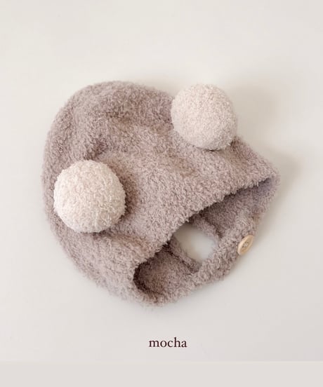 即納brashed  bear  bonnet