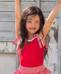 予約ninibello Cherry Bonbon Sleeveless Top
