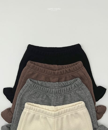 即納 HAROHARO Browny prill pants