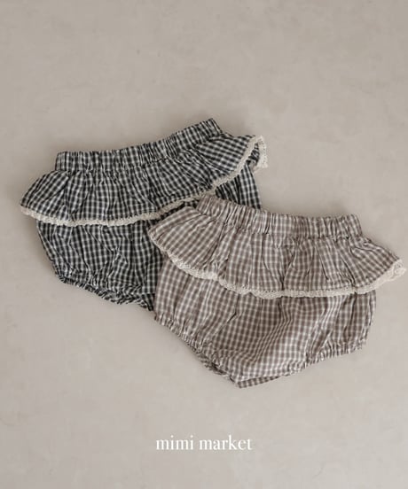 即納 mimi market Check Kang Bloomer