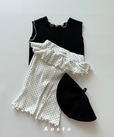 即納aosta kiki frill pants
