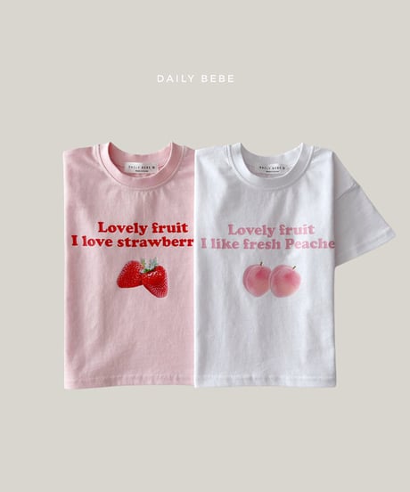 一部即納 daily bebe Like half-sleeved tee