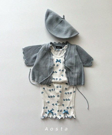 即納aosta Lip ribbon pants