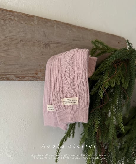 即納 aosta knit warmer