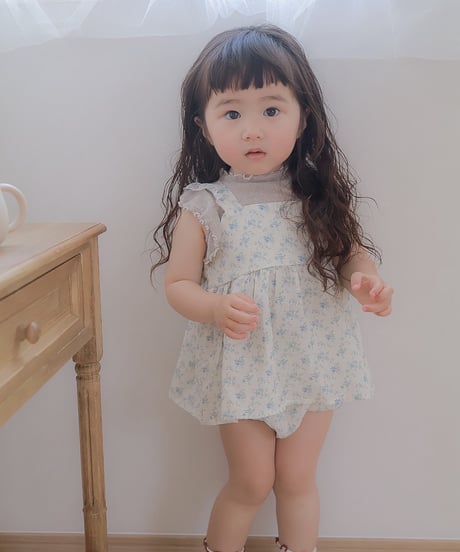 予約 Anne shirley Floral Ribbon Blouse Setup