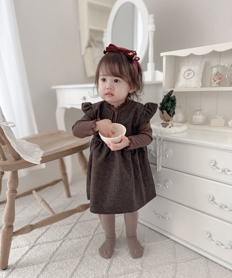 即納 valubebe Hairy wool One Piece(bebe)