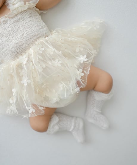 即納Blossom Fairy Tulle Romper Dress