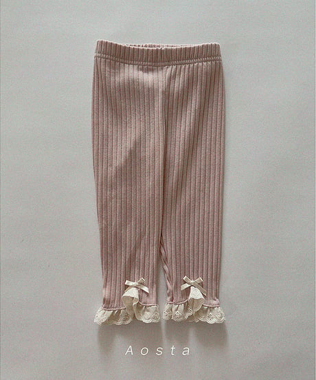 即納 aosta Camellia Leggings