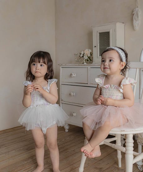 予約 OREN Flora Tulle Swimsuit