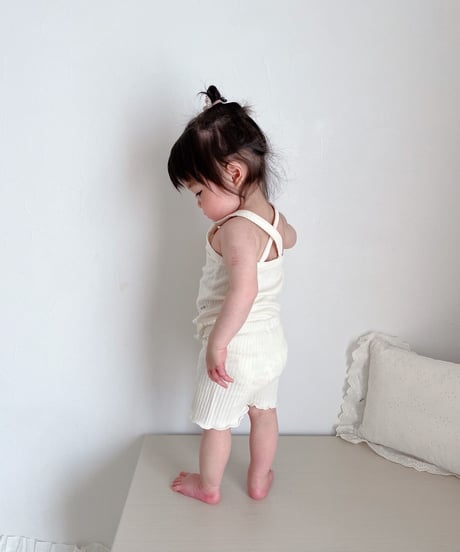 即納back cross camisole set up