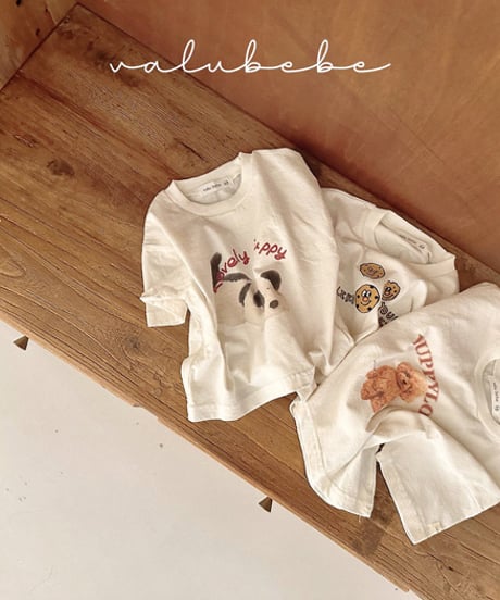 即納valubebe Cute animal single tee