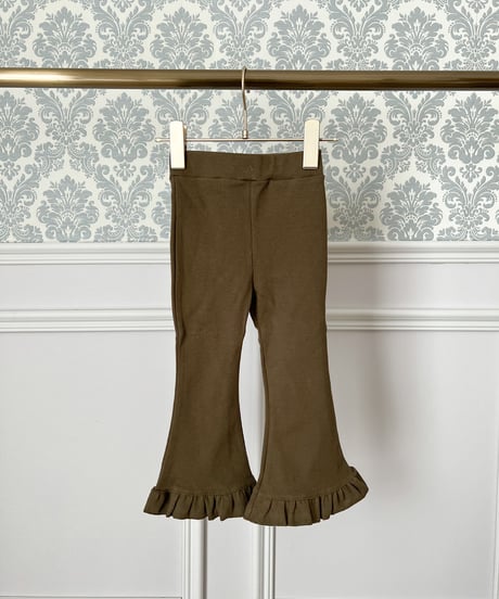 即納90-140cm lib frill flare pants