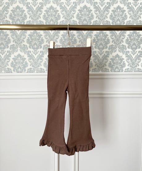 即納90-140cm lib frill flare pants